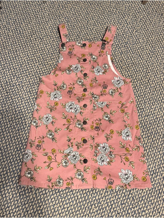 SO Pants - Pink Floral Button-Front Juniors Dress
